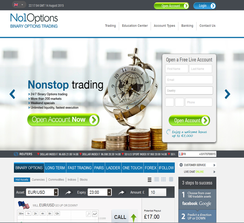 No1options broker review